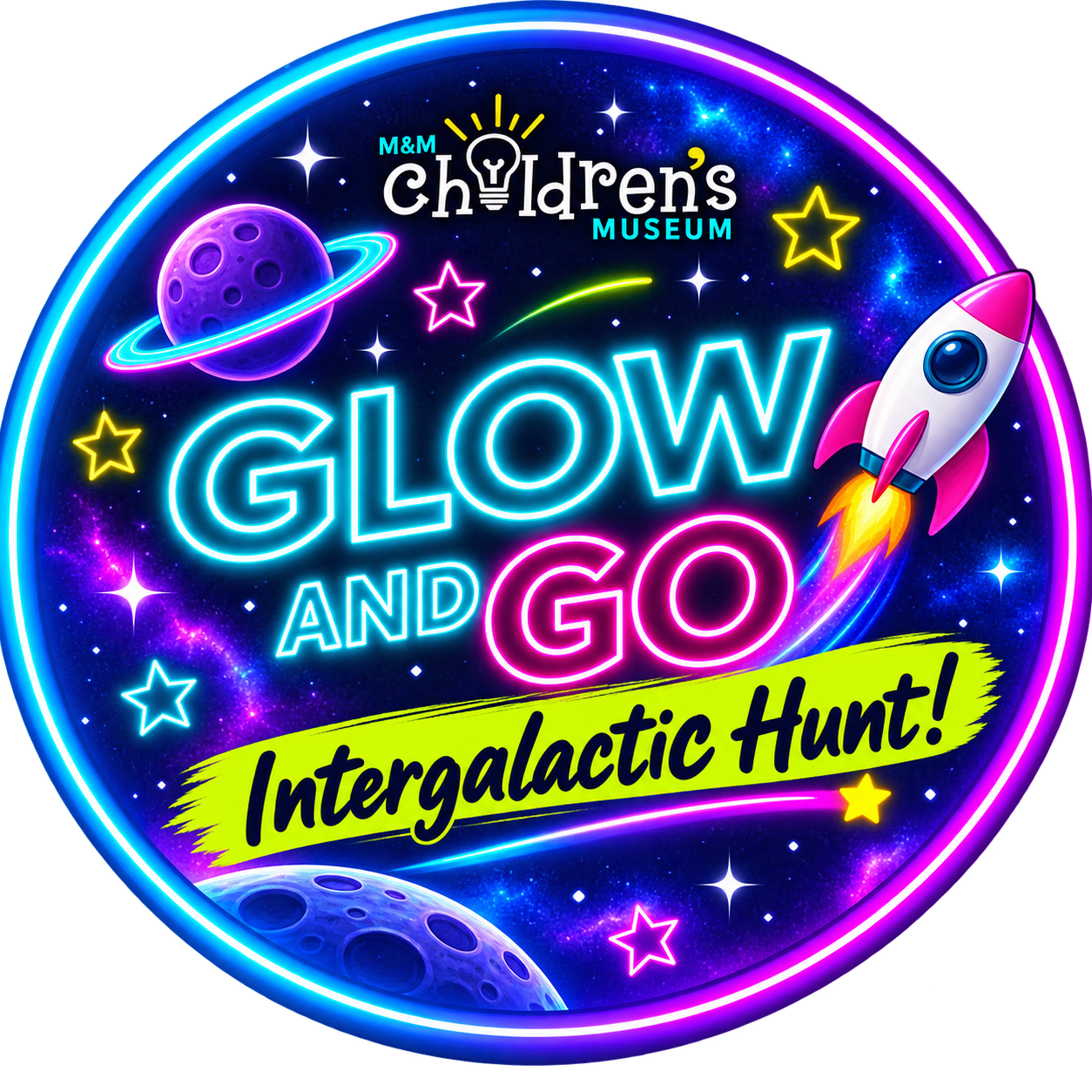 Glow and Go: Intergalactic Hunt - logo